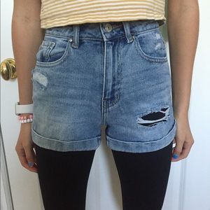 denim ripped shorts ⚡️💓🔥